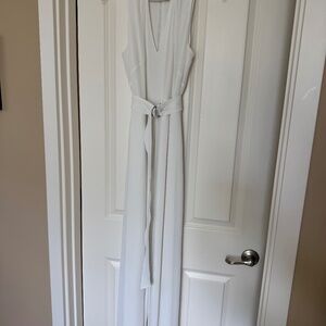 White House Black Market White Jumpsuit size 4